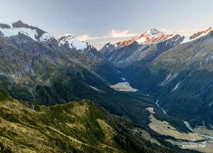 Carte postale de paysage Nouvelle-Zélande